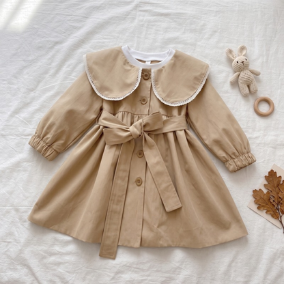 Lilo Khaki Belted Trench Coat