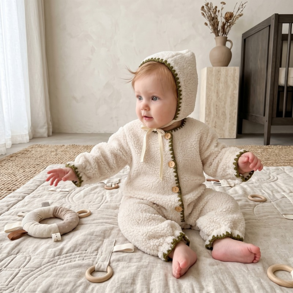 Lilo Velvet Romper - White