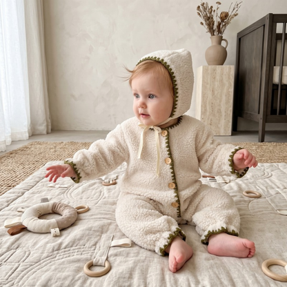 Lilo Velvet Romper - White