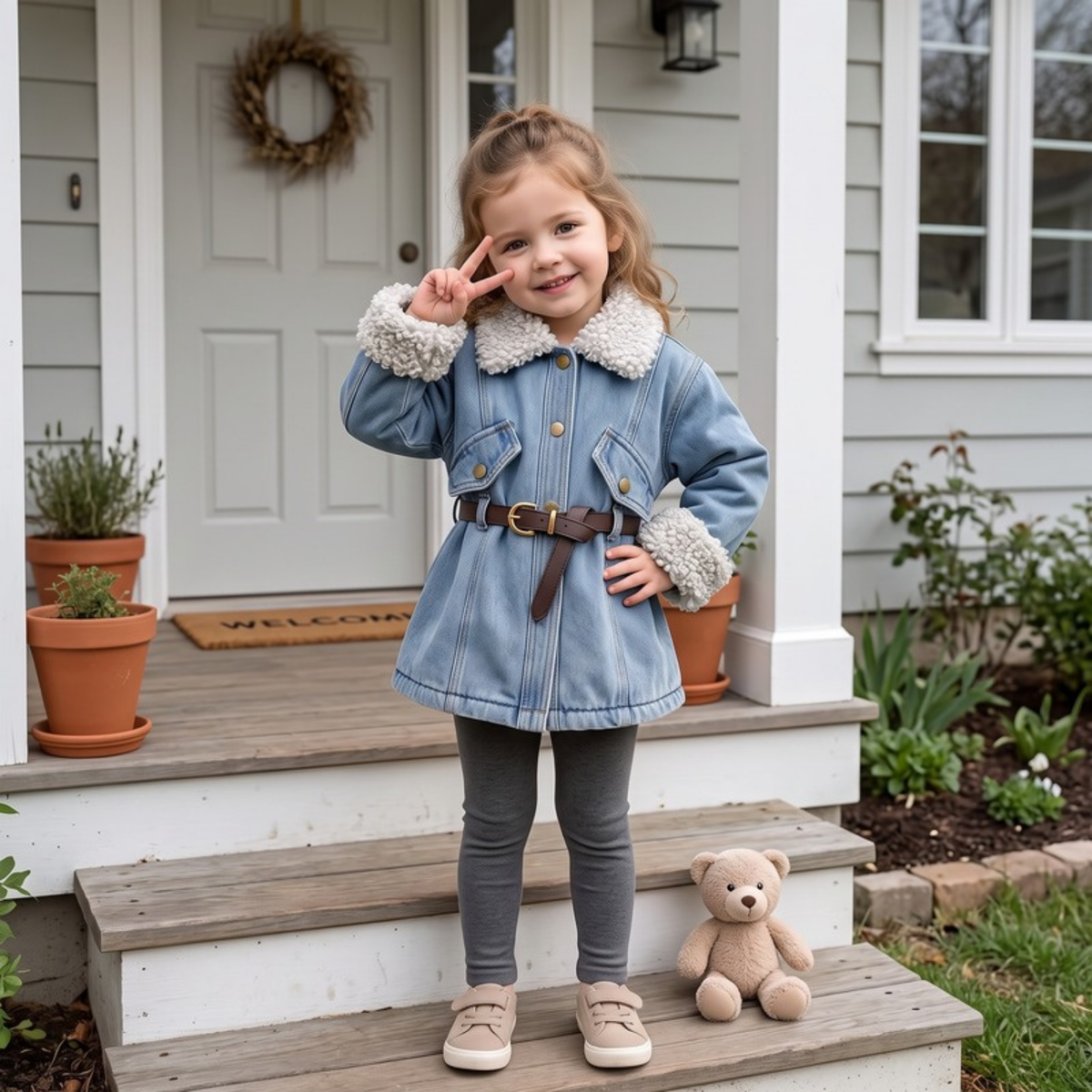 Lilo Fleece Lined Denim Jacket