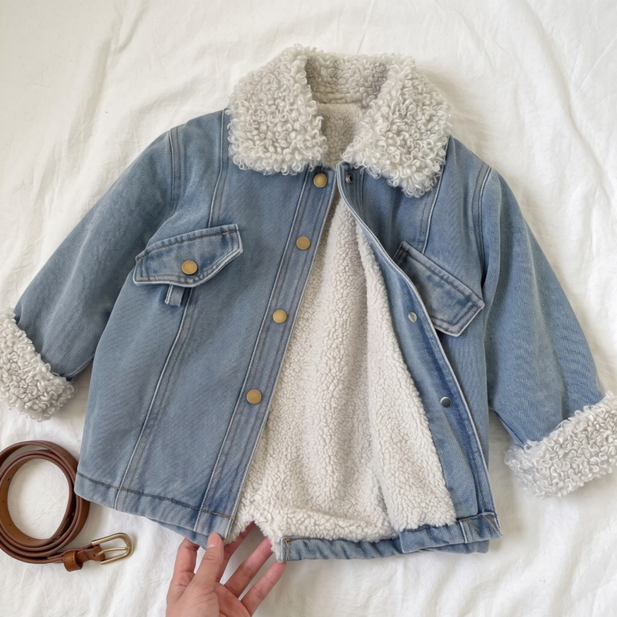 Lilo Fleece Lined Denim Jacket