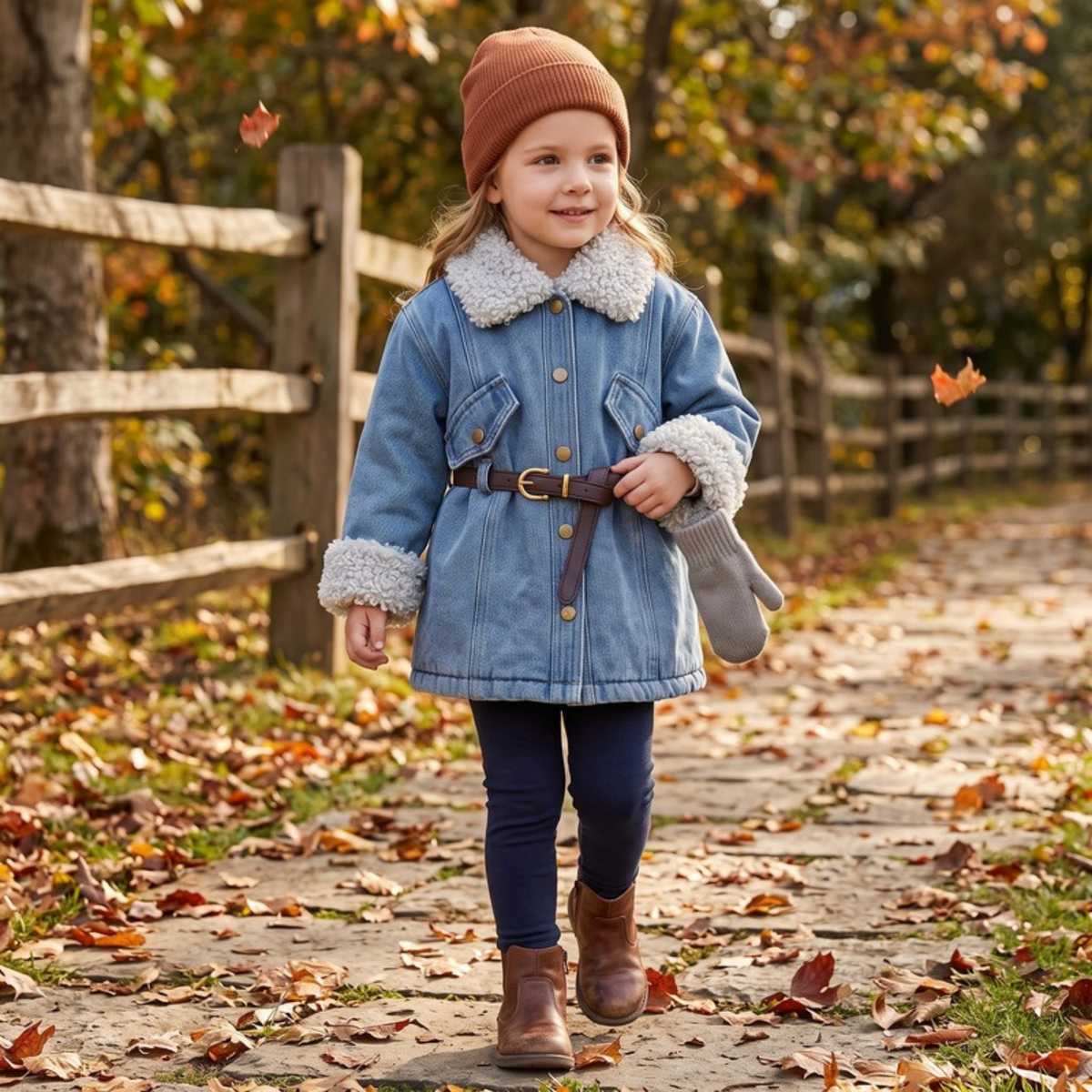 Lilo Fleece Lined Denim Jacket