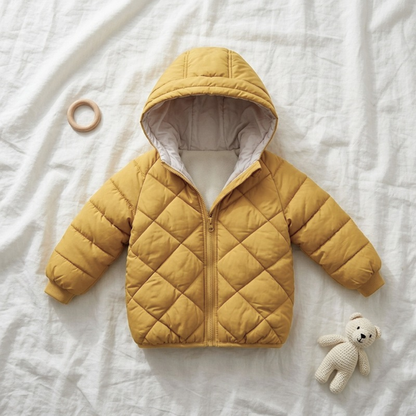 Lilo Thick Hooded Winter Coat - Ginger