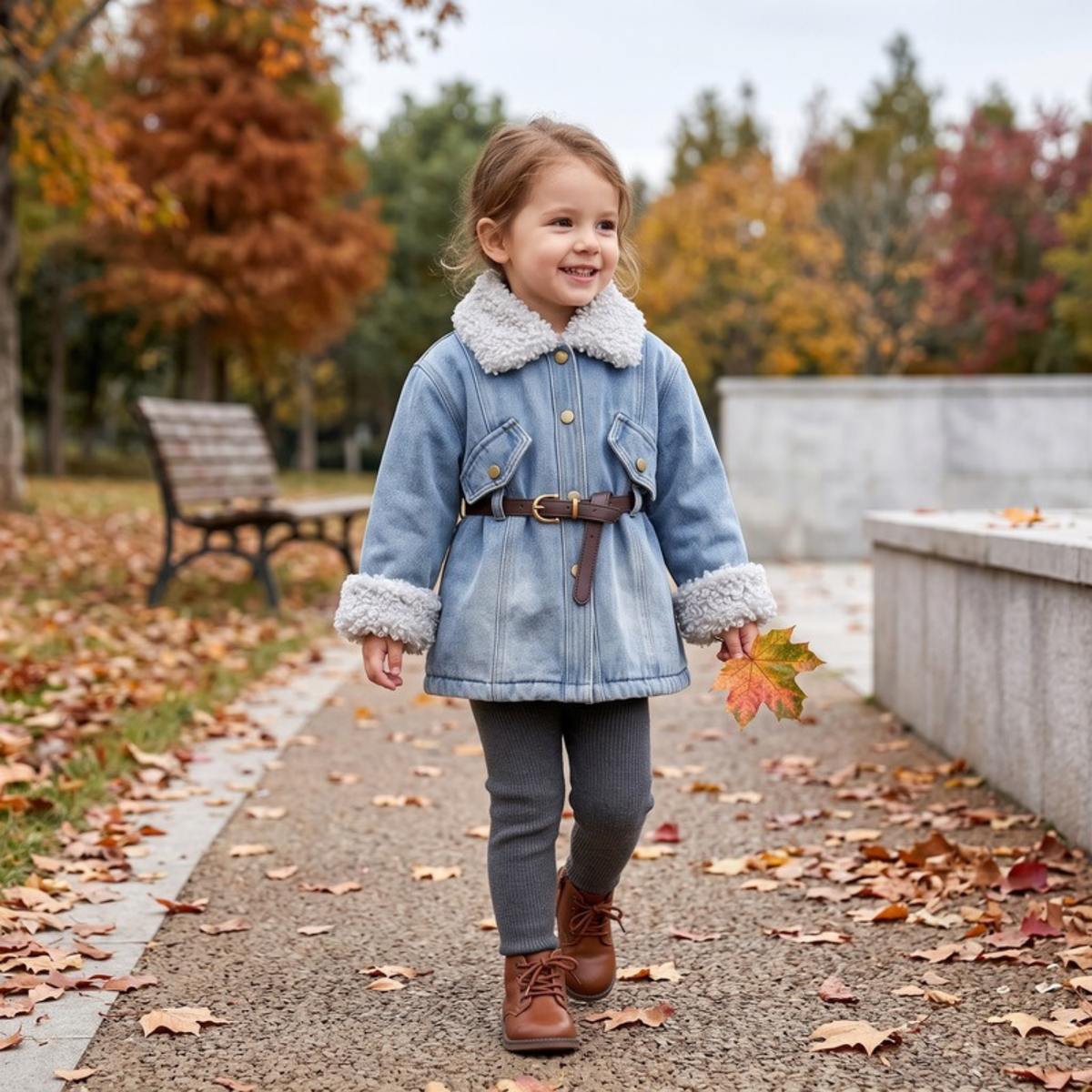 Lilo Fleece Lined Denim Jacket