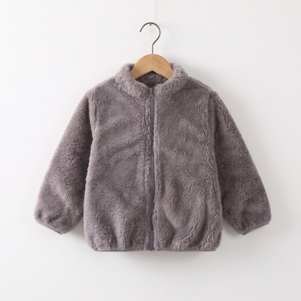 Lilo Kids Double Sided Fleece Jacket - Grey