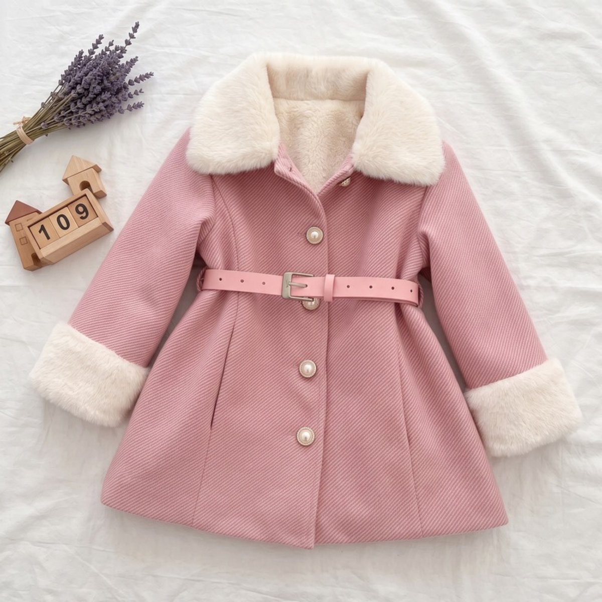 Lilo Belted Wool Winter Coat