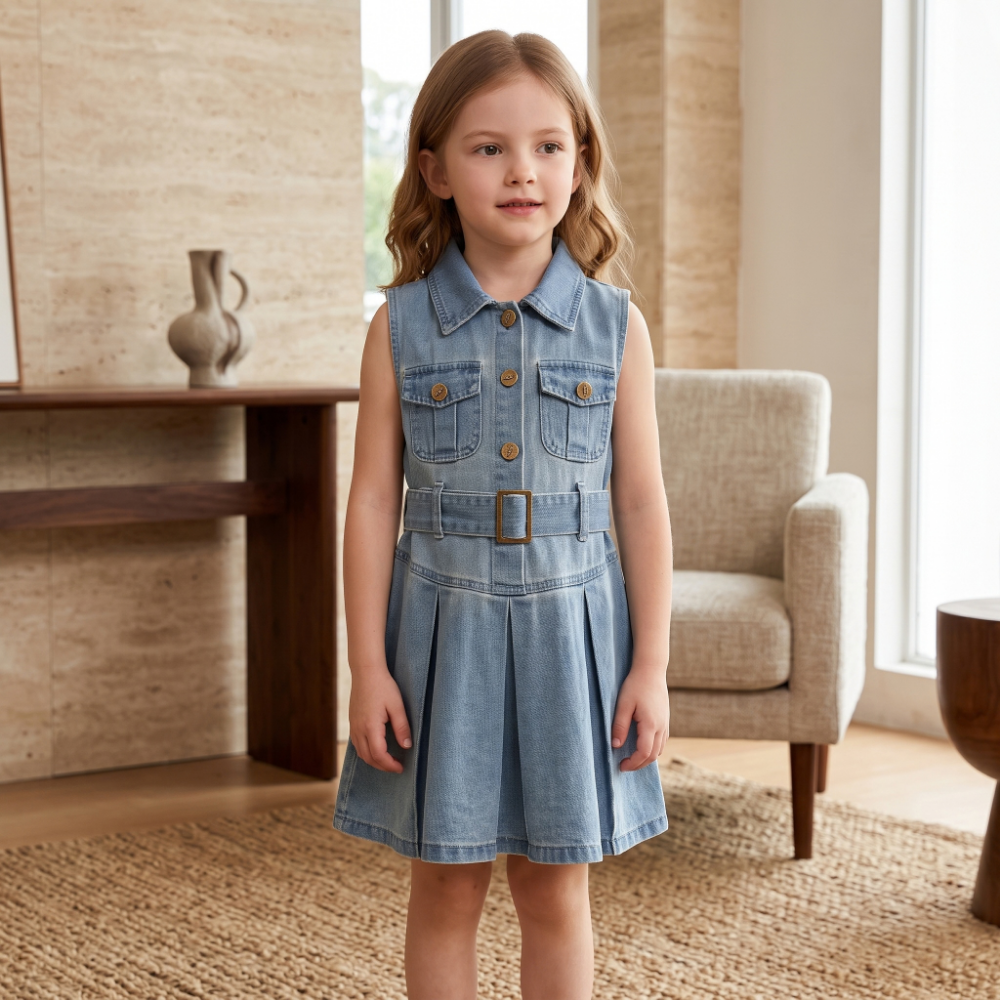 Lilo Denim Summer Dress