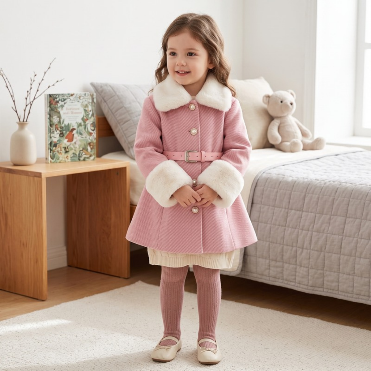 Lilo Belted Wool Winter Coat