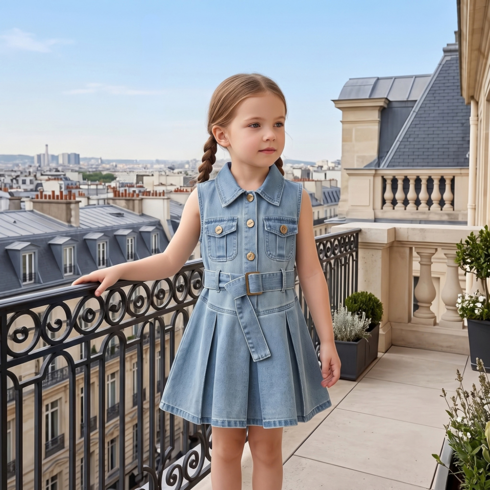 Lilo Denim Summer Dress