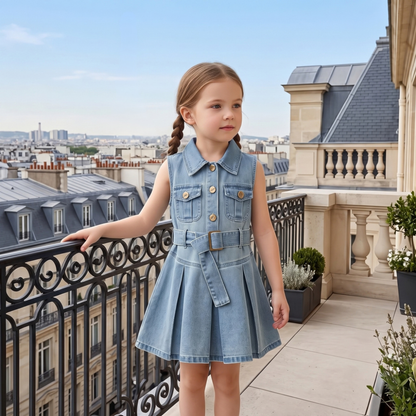 Lilo Denim Summer Dress