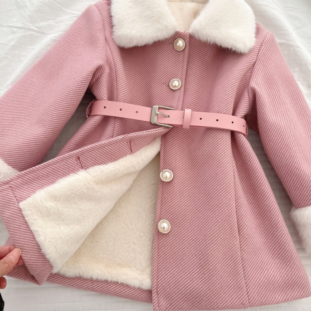 Lilo Belted Wool Winter Coat