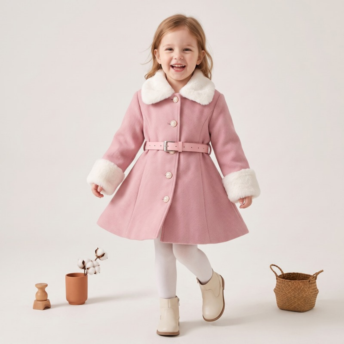 Lilo Belted Wool Winter Coat