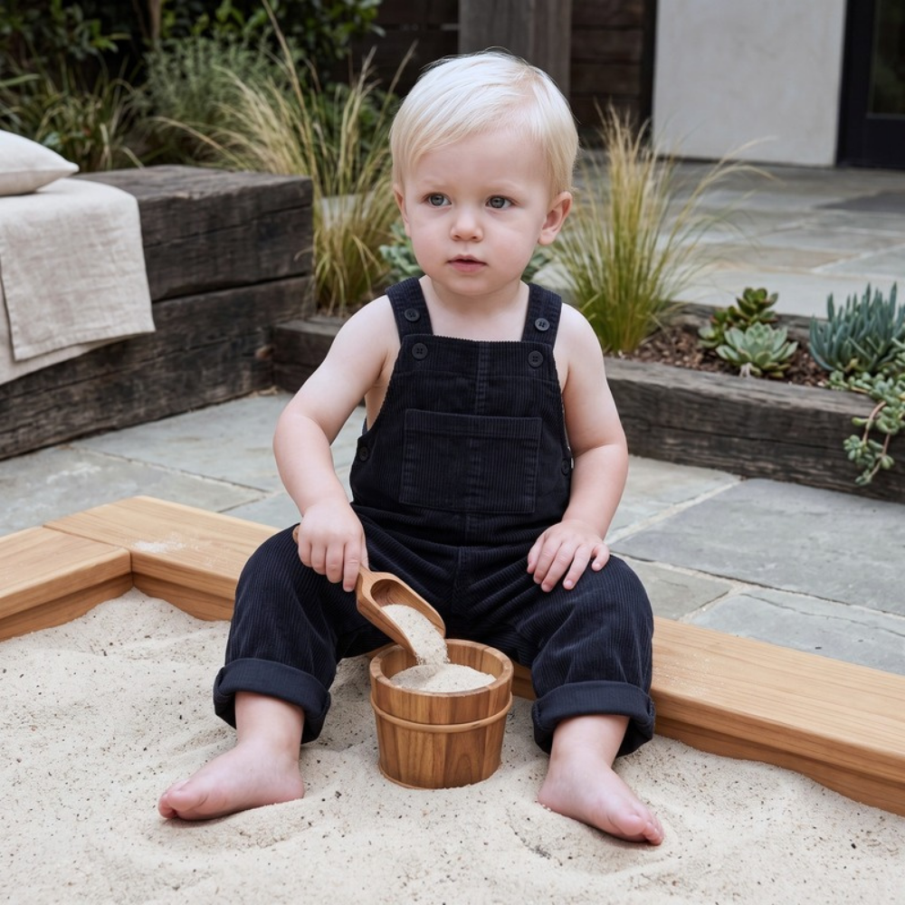 Lilo Corduroy Overalls - Navy