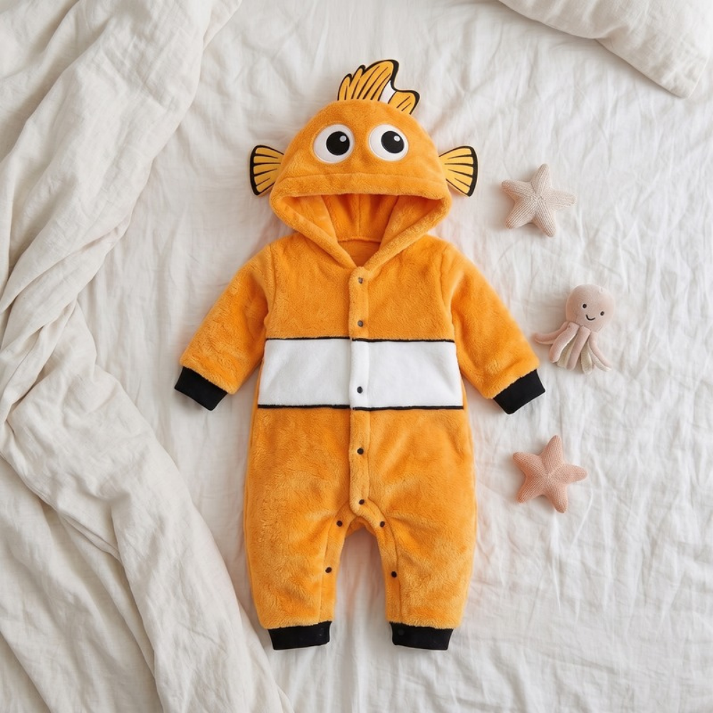 Lilo Clownfish Flannel Romper