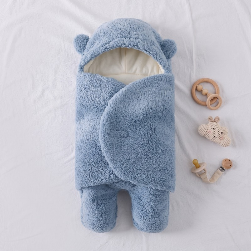 Lilo Newborn Swaddle Sleeping Bag - Dusty Blue