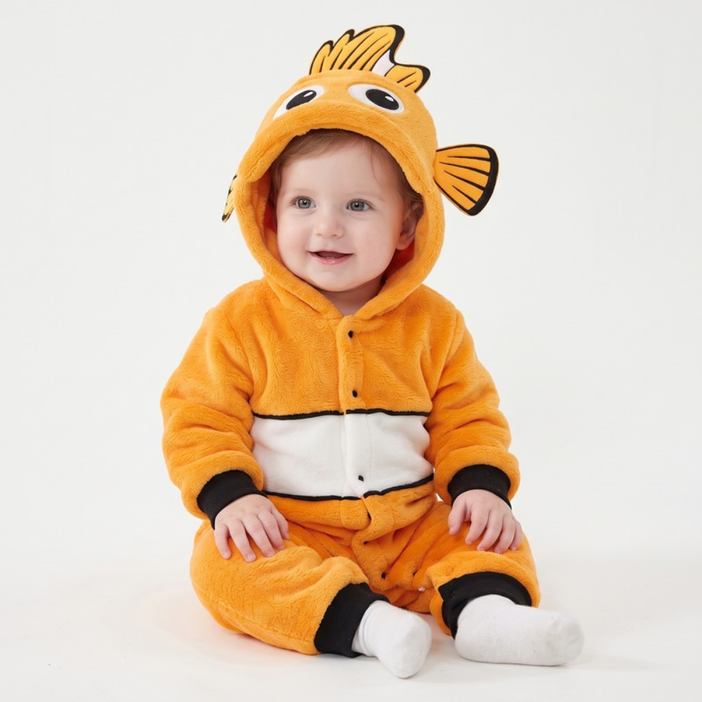 Lilo Clownfish Flannel Romper