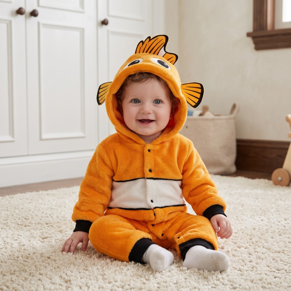 Lilo Clownfish Flannel Romper