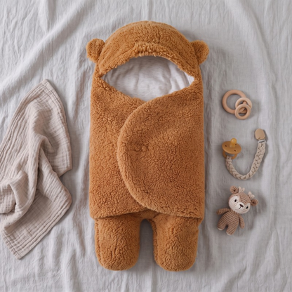 Lilo Newborn Swaddle Sleeping Bag - Caramel Brown