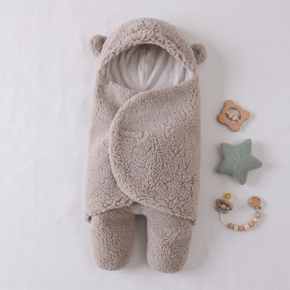 Lilo Newborn Swaddle Sleeping Bag - Taupe
