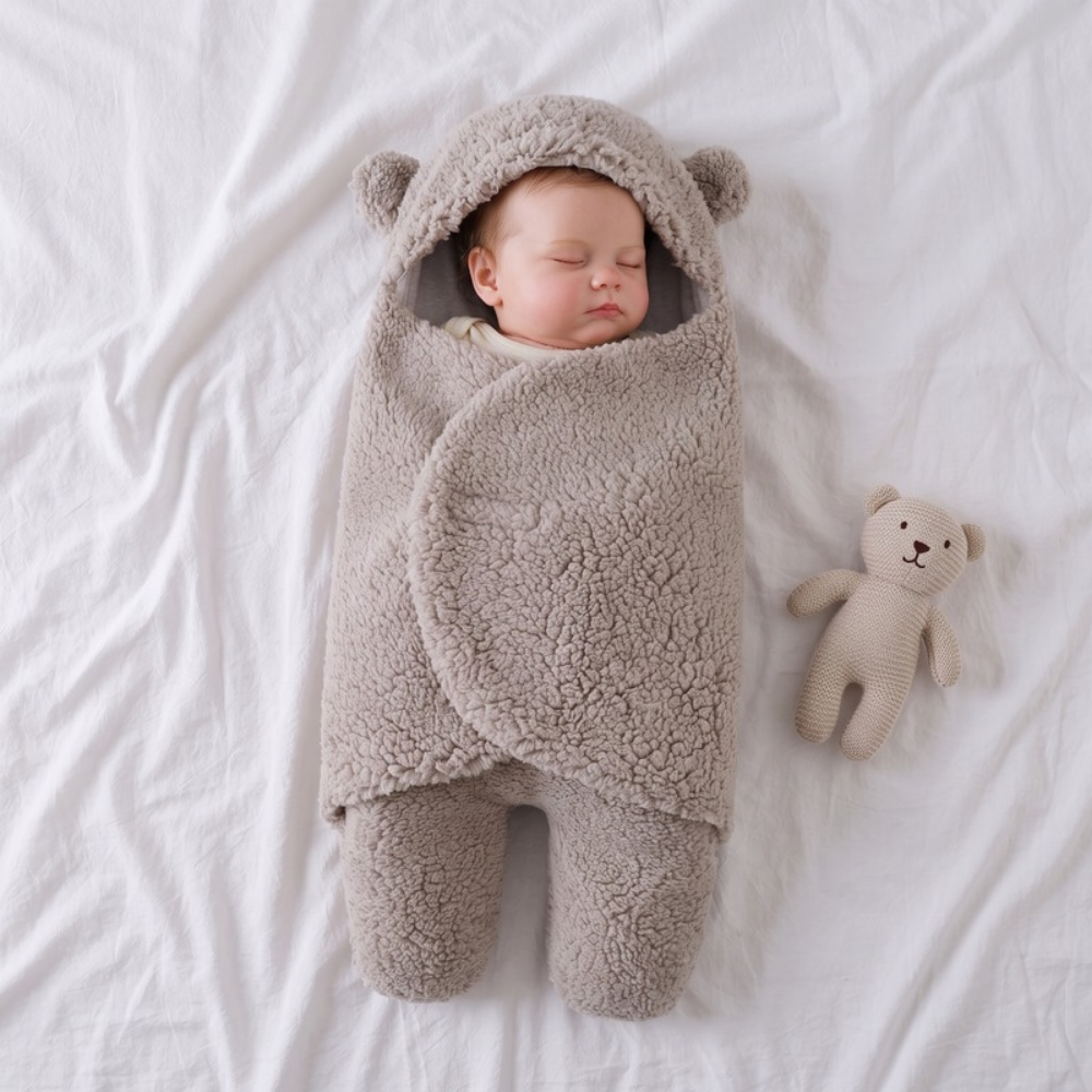 Lilo Newborn Swaddle Sleeping Bag - Taupe