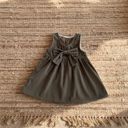 Lilo Corduroy Pinafore Dress and Cardigan Set