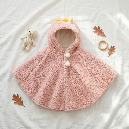 Lilo Dinosaur Hooded Cape - Dusty Pink Crown