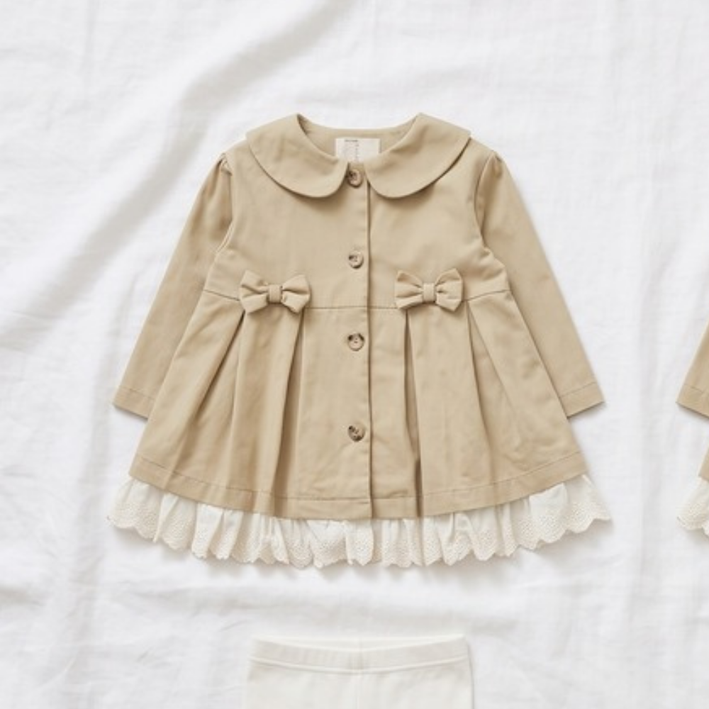 Lilo French Lapel Trench Coat - Trench Coat