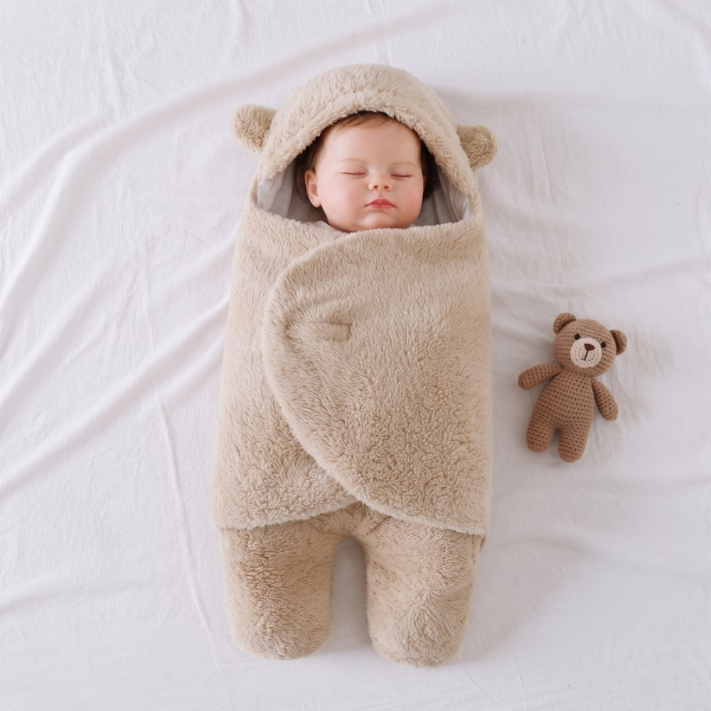Lilo Newborn Swaddle Sleeping Bag - Beige