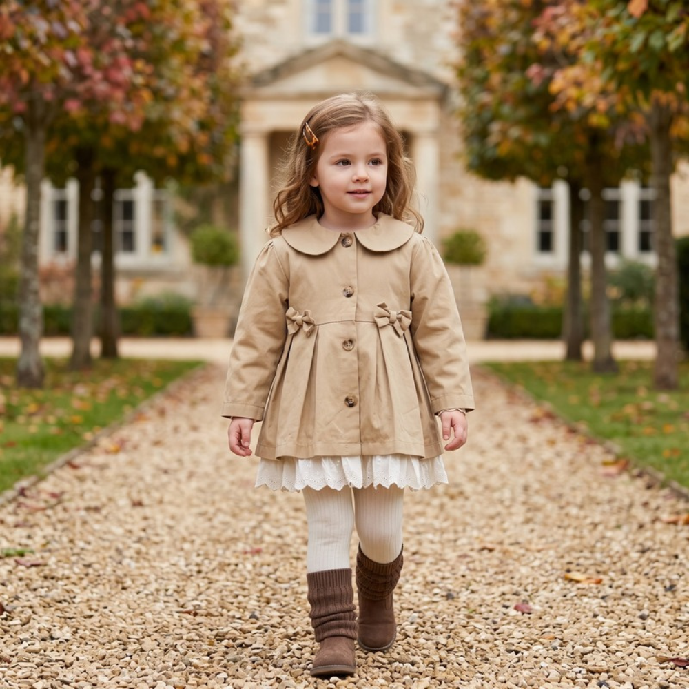 Lilo French Lapel Trench Coat - Trench Coat
