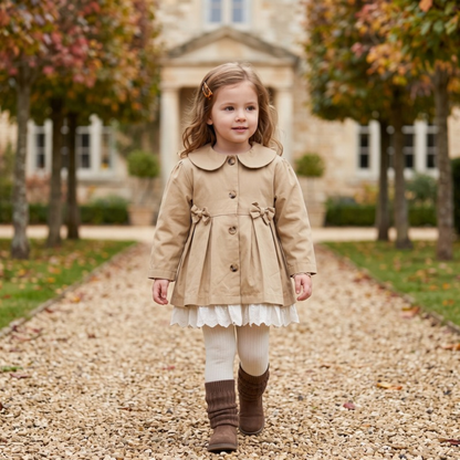 Lilo French Lapel Trench Coat - Trench Coat