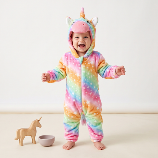 Lilo Rainbow Baby Unicorn Onesie - Rainbow Unicorn