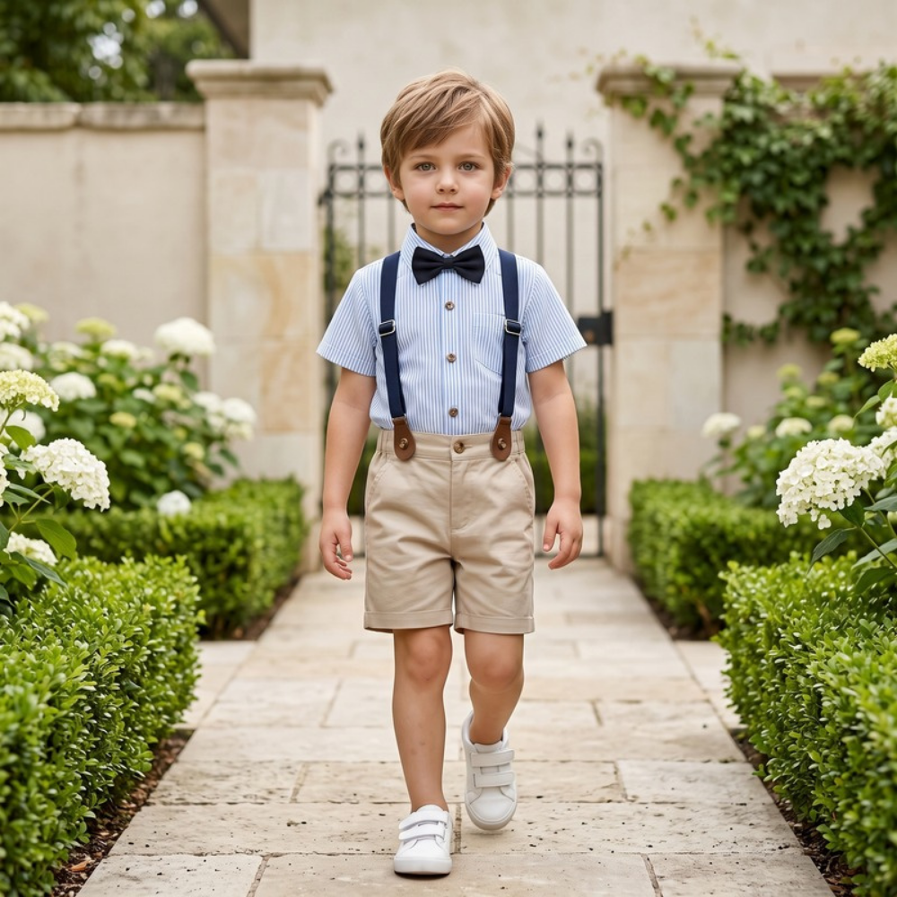 Lilo Shirt and Dungaree Set