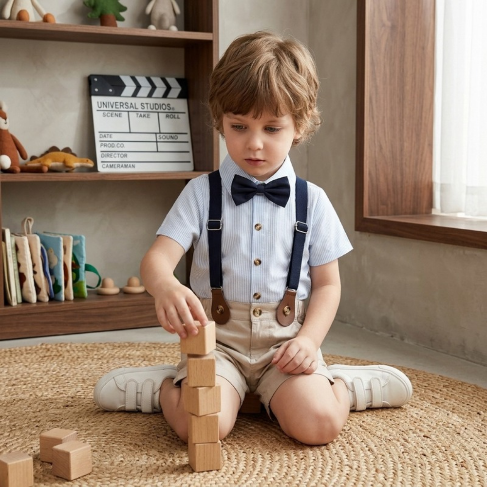 Lilo Shirt and Dungaree Set