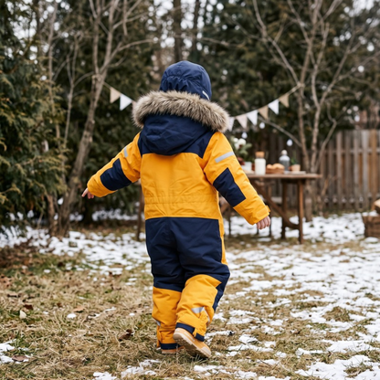 Lilo Kids Waterproof Snowsuit - Yellow