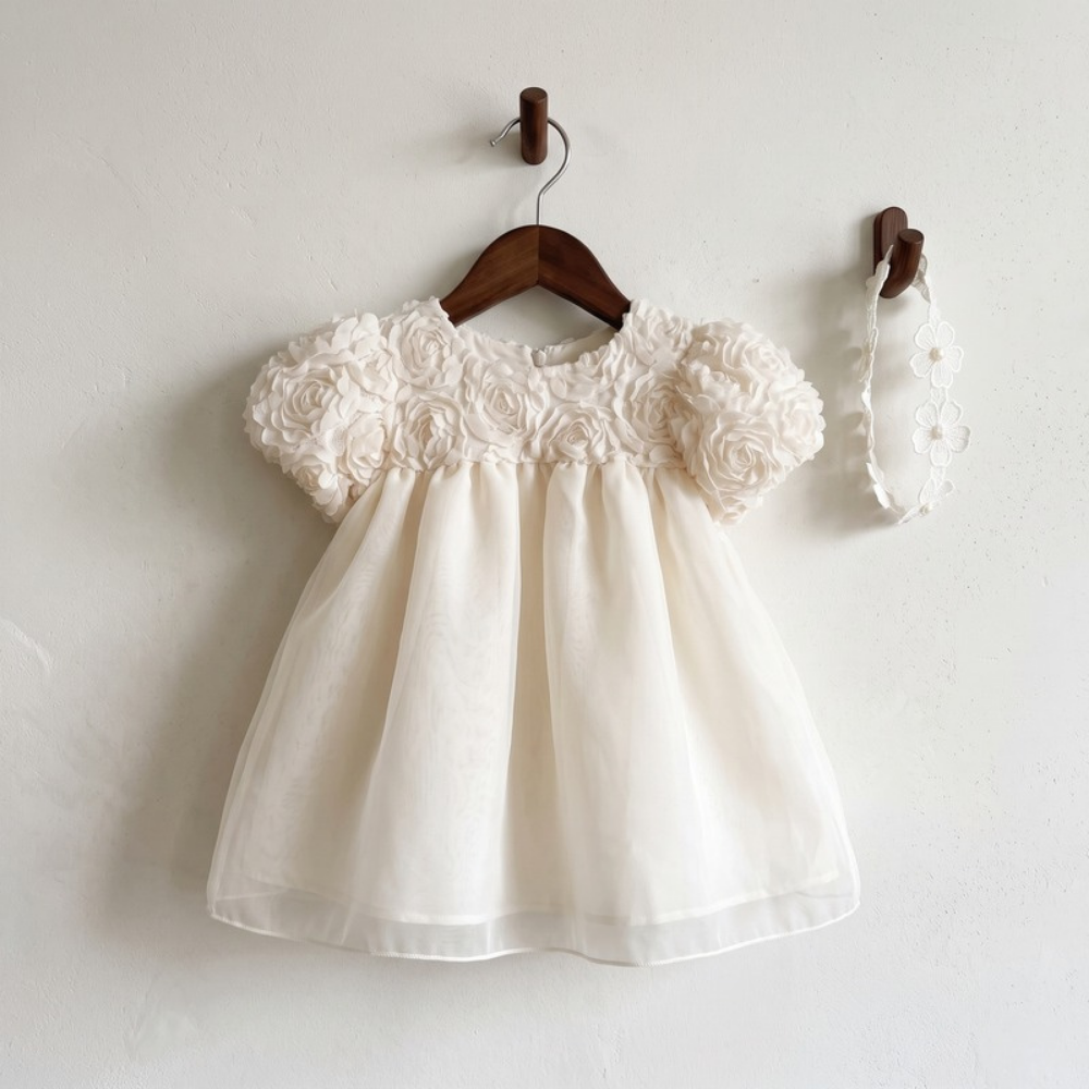 Lilo Tulle Party Dress - Cream
