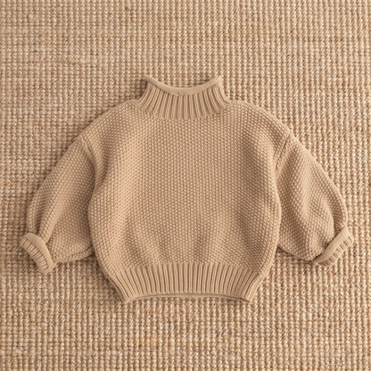 Lilo Knitted Turtleneck Jumper - Khaki