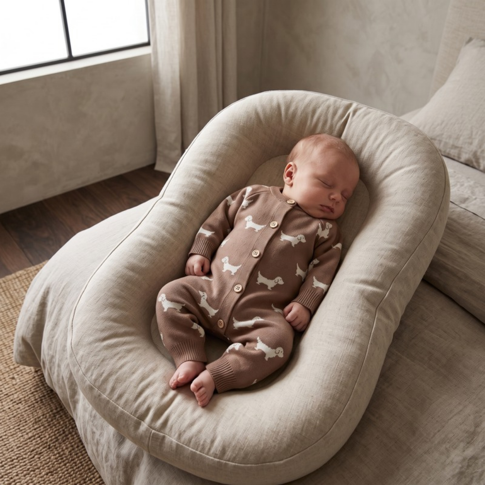 Lilo Knitted Sweater Romper - Bronze
