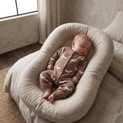 Lilo Knitted Sweater Romper - Bronze