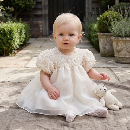 Lilo Tulle Party Dress - Cream