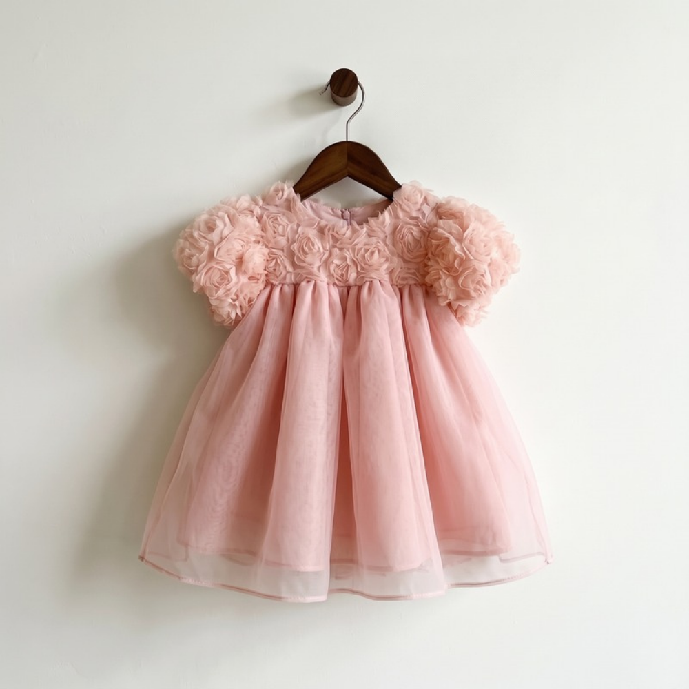 Lilo Tulle Party Dress - Pink