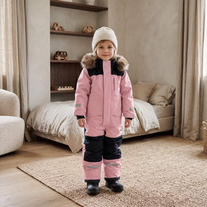 Lilo Kids Waterproof Snowsuit - Pink