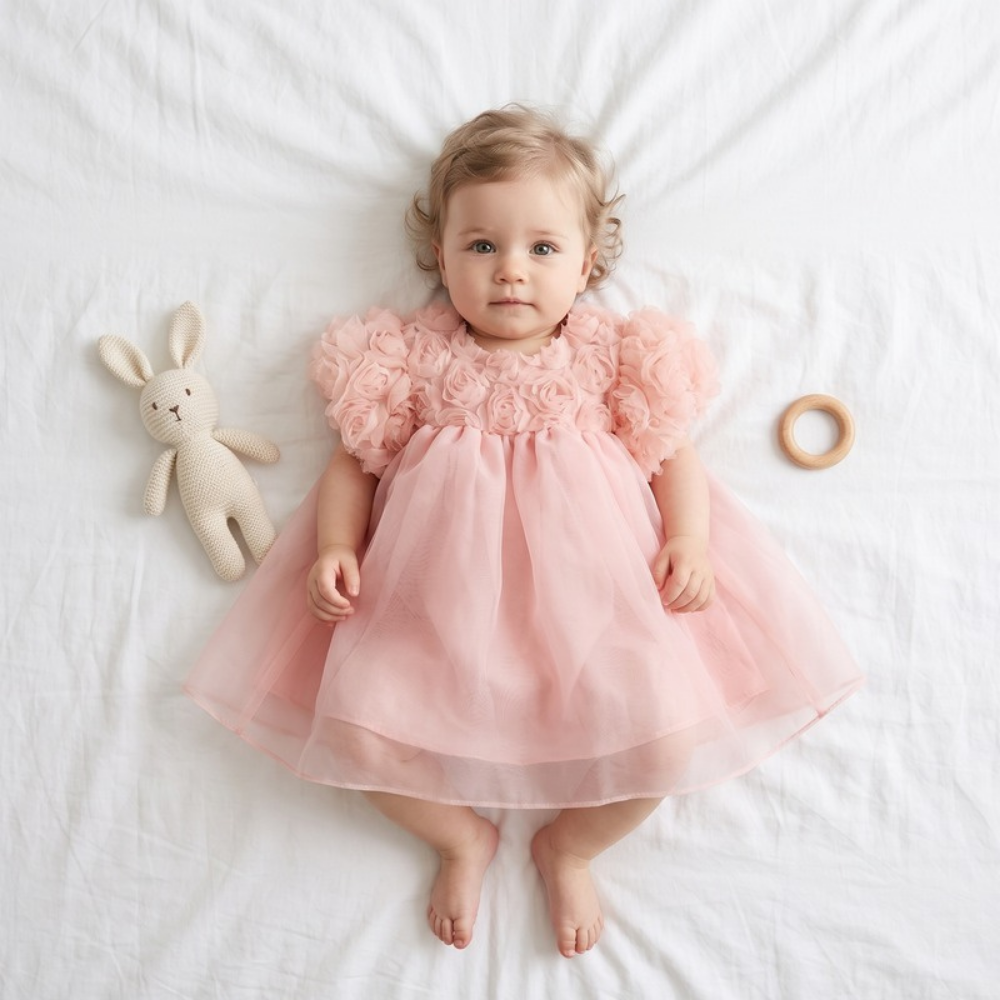 Lilo Tulle Party Dress - Pink