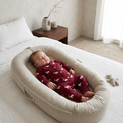 Lilo Knitted Sweater Romper - Red Elk