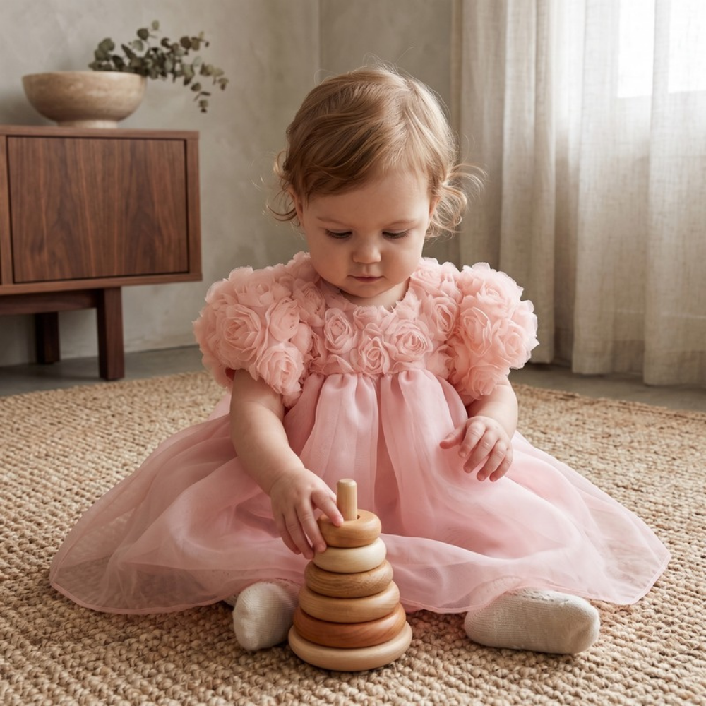 Lilo Tulle Party Dress - Pink