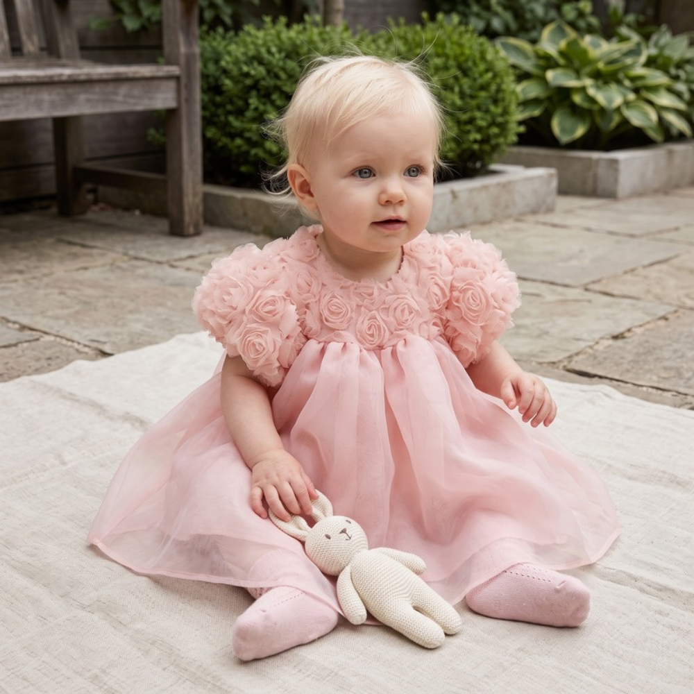 Lilo Tulle Party Dress - Pink