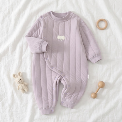 Lilo Air Layer Padded Baby Romper - Lavender