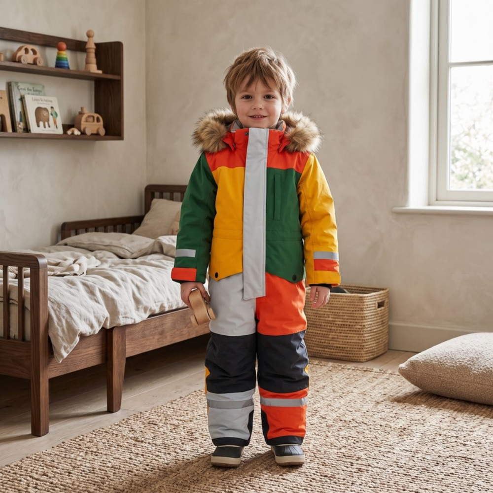 Lilo Kids Waterproof Snowsuit - Multicolour