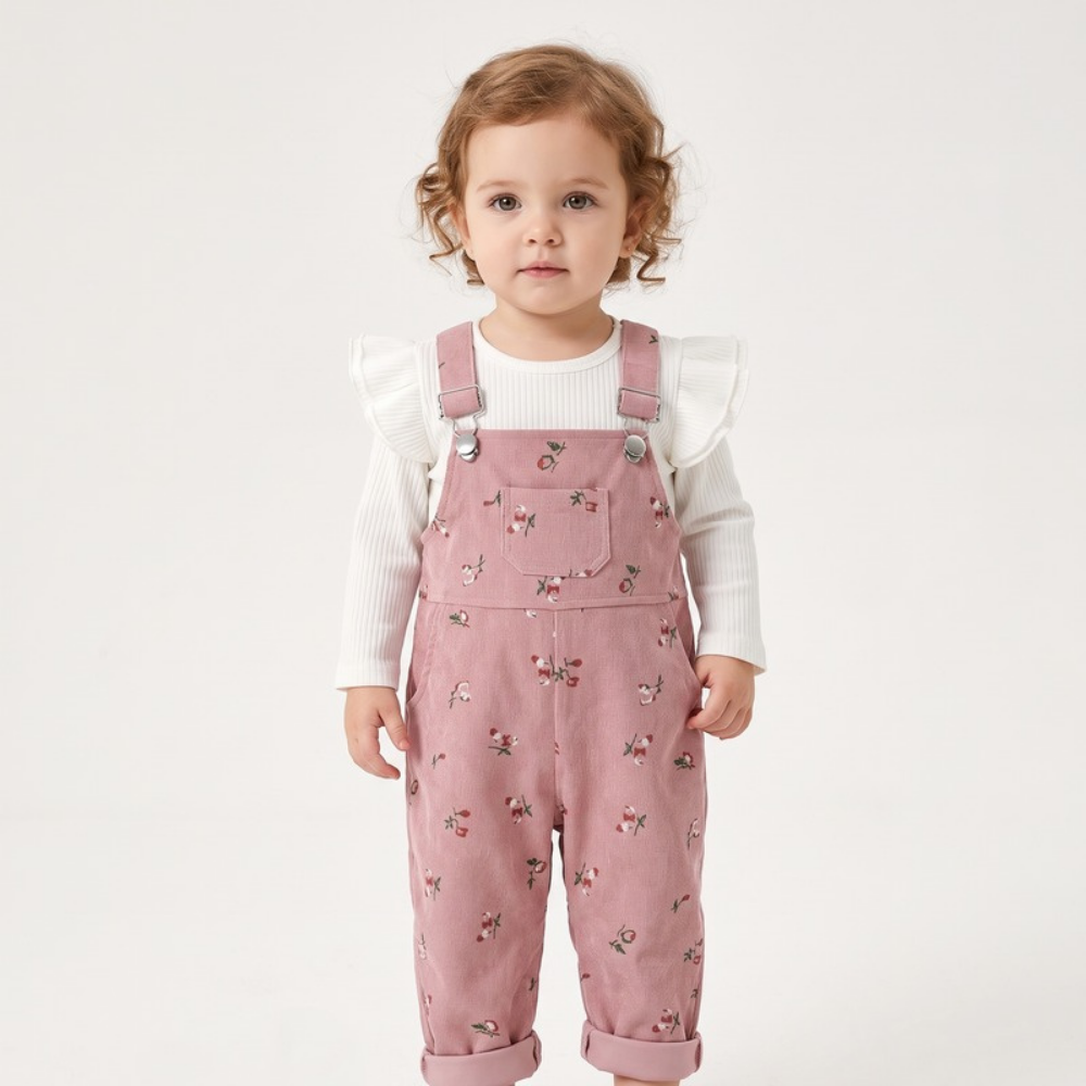 Lilo Ribbed Top and Pants Set - Pink