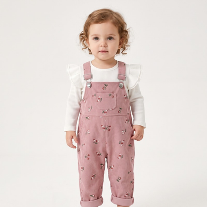 Lilo Ribbed Top and Pants Set - Pink