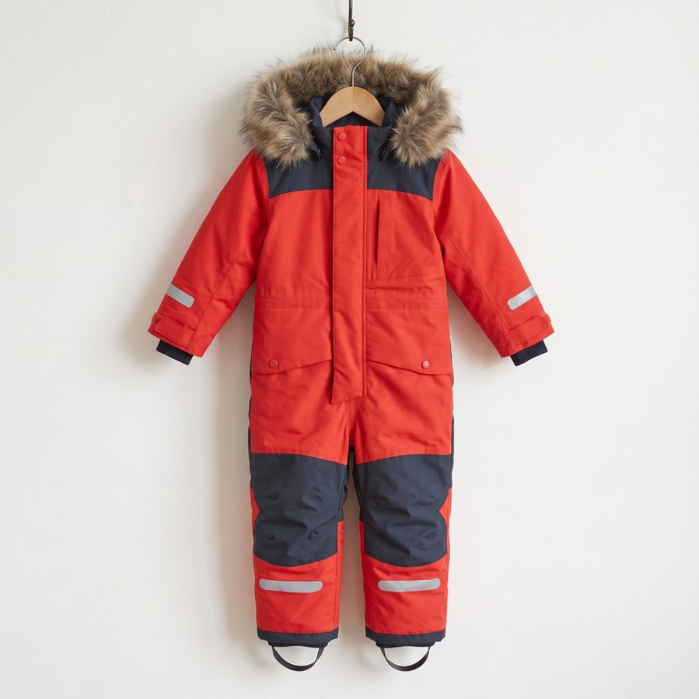 Lilo Kids Waterproof Snowsuit - Orange